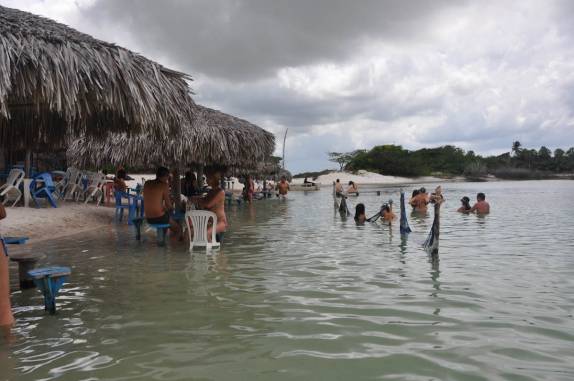 Restaurante na Lagoa Azul, em Jericoacoara - CE